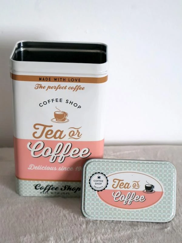 Lata Café Vintage Blanc et rose 1500ml – photo 3